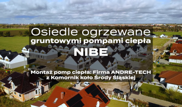 Pompy ciepła NIBE zamontowane na osiedlach pod Jaworem