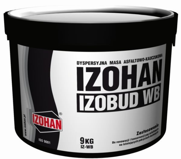 Dyspersyjna masa asfaltowo-kauczukowa IZOHAN IZOBUD WB