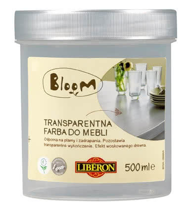 Transparentna farba do mebli Bloom