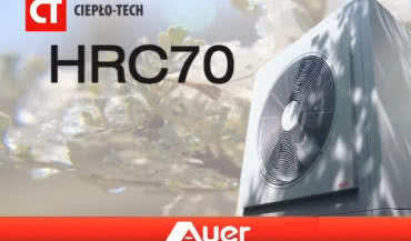 Wysokotemperaturowa pompa ciepła HRC70 marki Auer